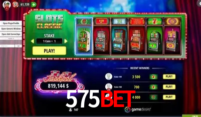 Descubra o Mundo do Cassino Online com 575bet